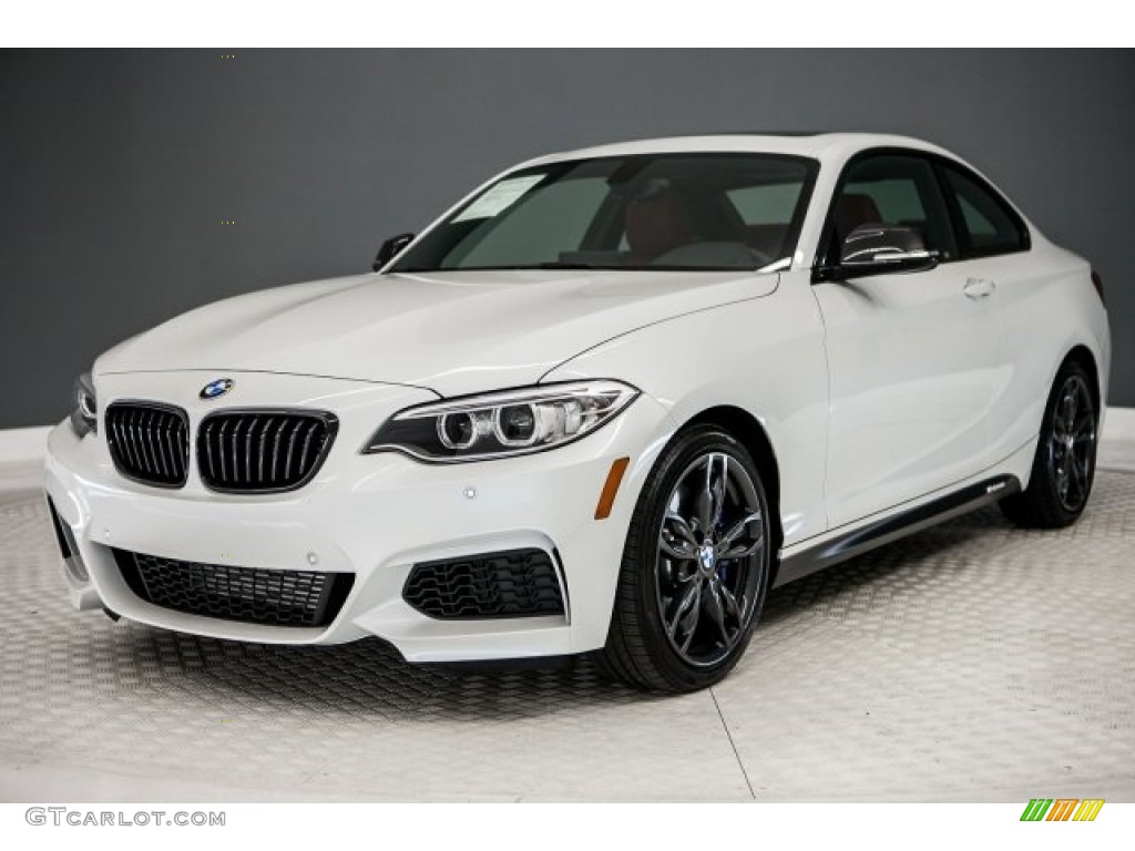 2016 M235i Coupe - Alpine White / Coral Red photo #14