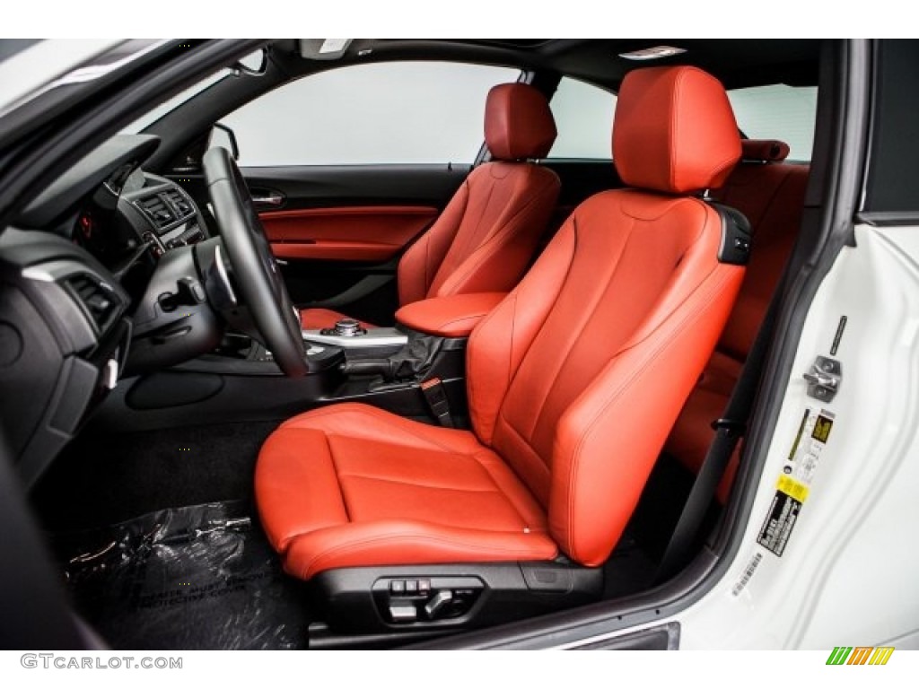 2016 M235i Coupe - Alpine White / Coral Red photo #16