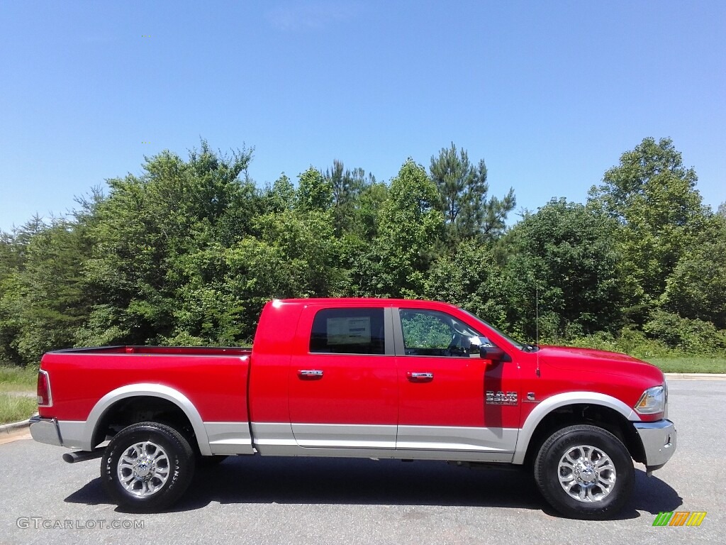 Flame Red 2017 Ram 3500 Laramie Mega Cab 4x4 Exterior Photo #120766248