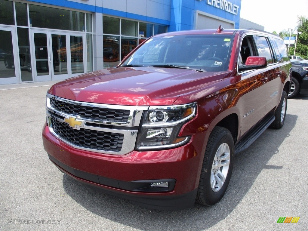 2017 Suburban LT 4WD - Siren Red Tintcoat / Jet Black photo #10