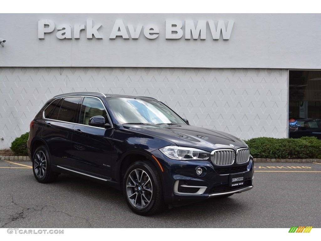 2014 X5 xDrive35i - Imperial Blue Metallic / Canberra Beige photo #1