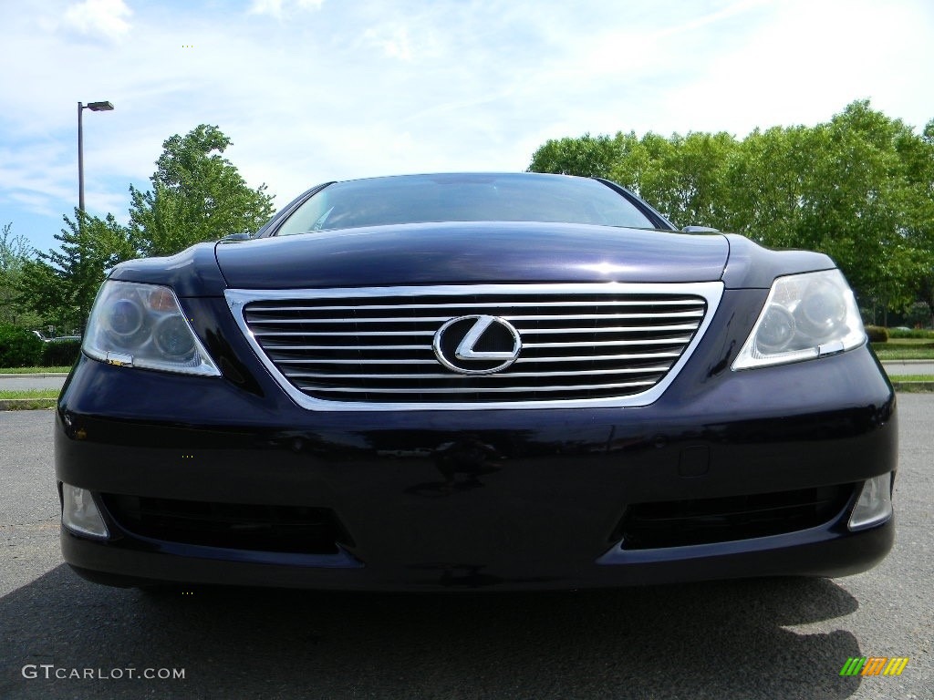 2007 LS 460 - Black Sapphire Pearl / Alabaster photo #4