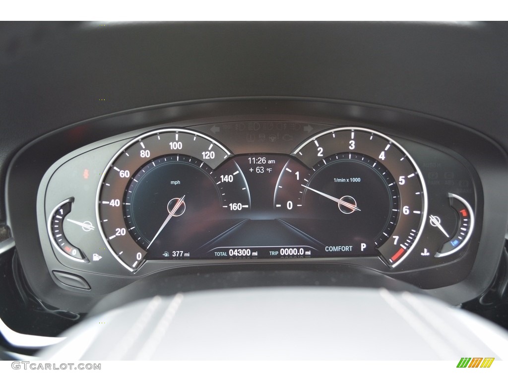 2017 BMW 5 Series 530i xDrive Sedan Gauges Photo #120770530