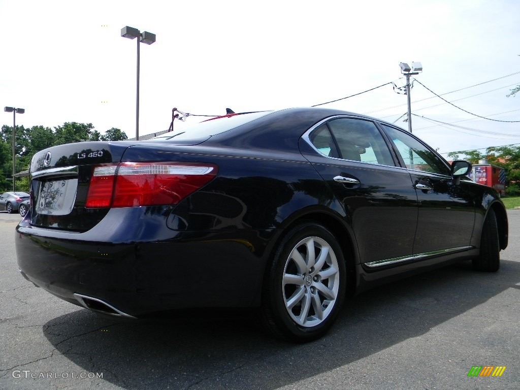 2007 LS 460 - Black Sapphire Pearl / Alabaster photo #10