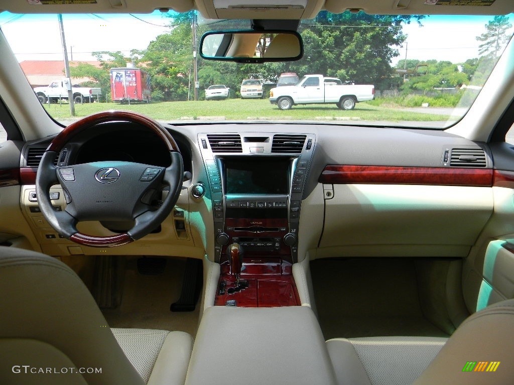 2007 LS 460 - Black Sapphire Pearl / Alabaster photo #13