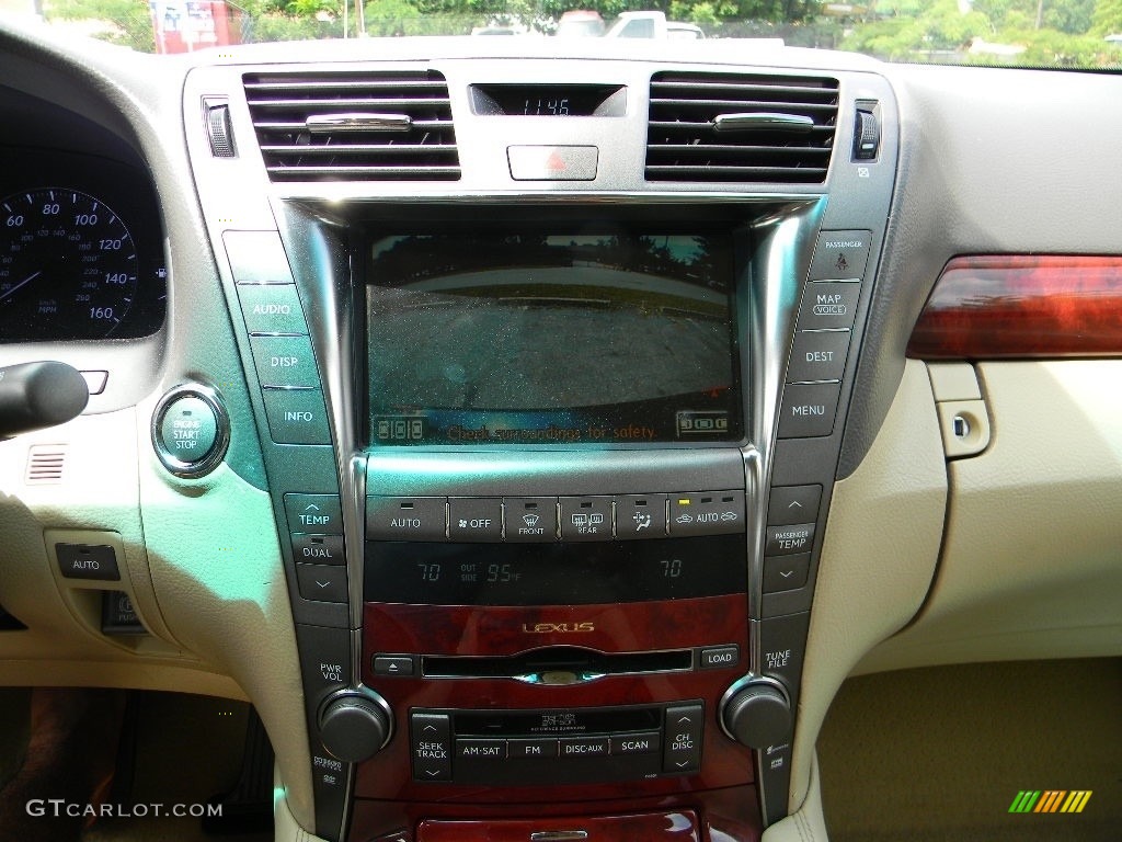 2007 LS 460 - Black Sapphire Pearl / Alabaster photo #16