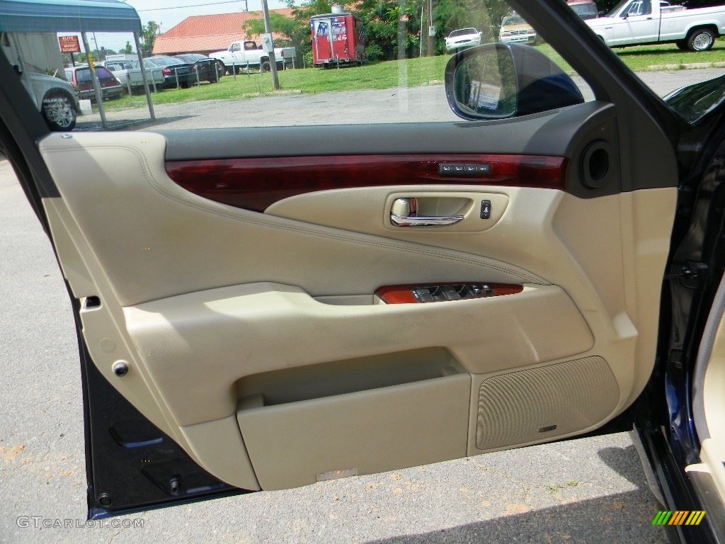 2007 LS 460 - Black Sapphire Pearl / Alabaster photo #18