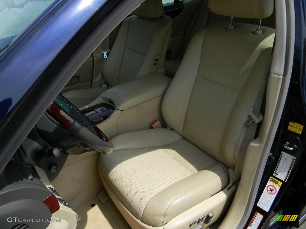 2007 LS 460 - Black Sapphire Pearl / Alabaster photo #19