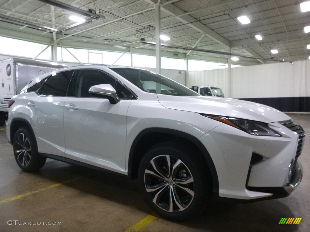 2017 RX 350 AWD - Eminent White Pearl / Noble Brown photo #1