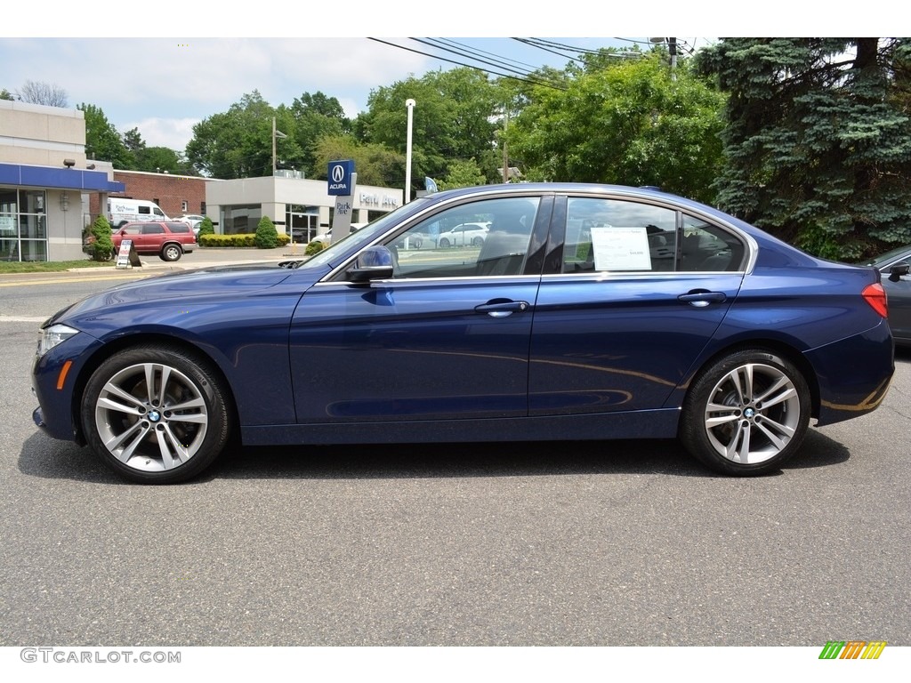 2017 3 Series 330i xDrive Sedan - Imperial Blue Metallic / Black photo #5