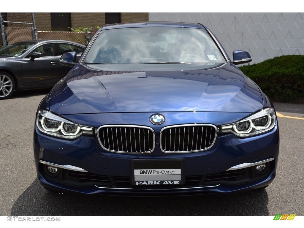 2017 3 Series 330i xDrive Sedan - Imperial Blue Metallic / Black photo #7