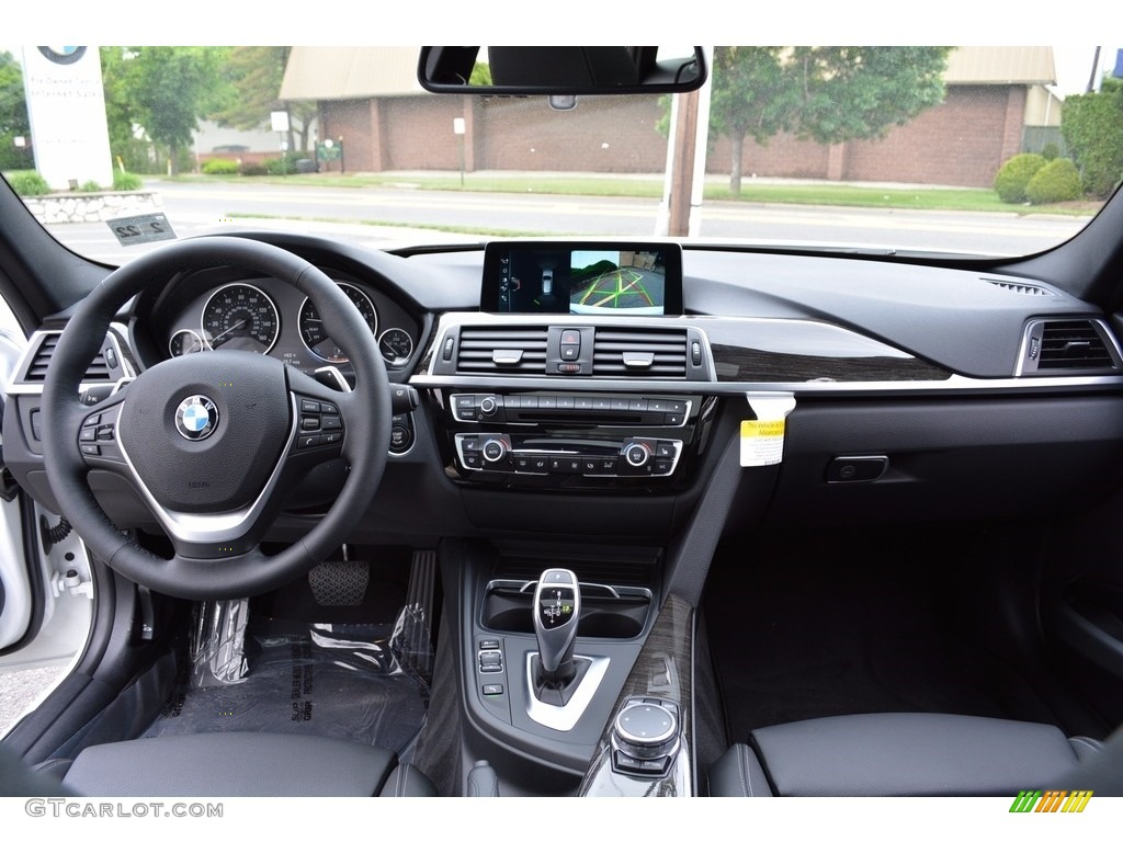 2017 BMW 3 Series 330i xDrive Sports Wagon Black Dashboard Photo #120772864