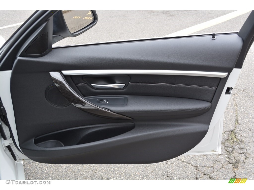 2017 BMW 3 Series 330i xDrive Sports Wagon Black Door Panel Photo #120772897