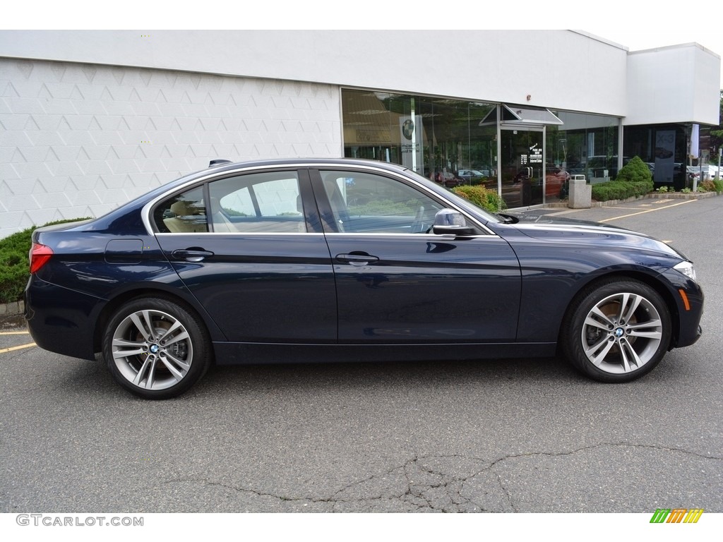 2017 3 Series 330i xDrive Sedan - Imperial Blue Metallic / Venetian Beige/Black photo #2