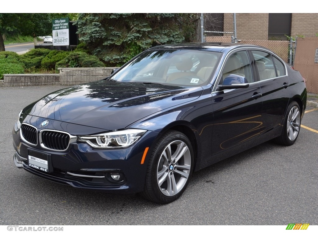 2017 3 Series 330i xDrive Sedan - Imperial Blue Metallic / Venetian Beige/Black photo #6