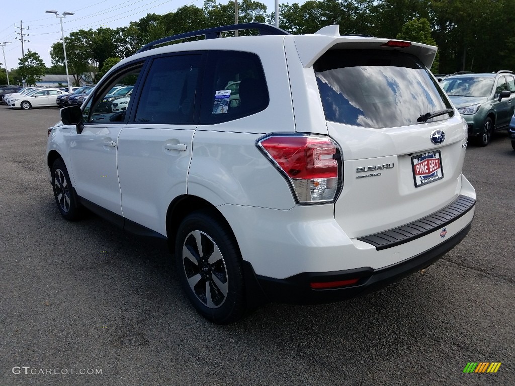 2017 Forester 2.5i Premium - Crystal White Pearl / Gray photo #4