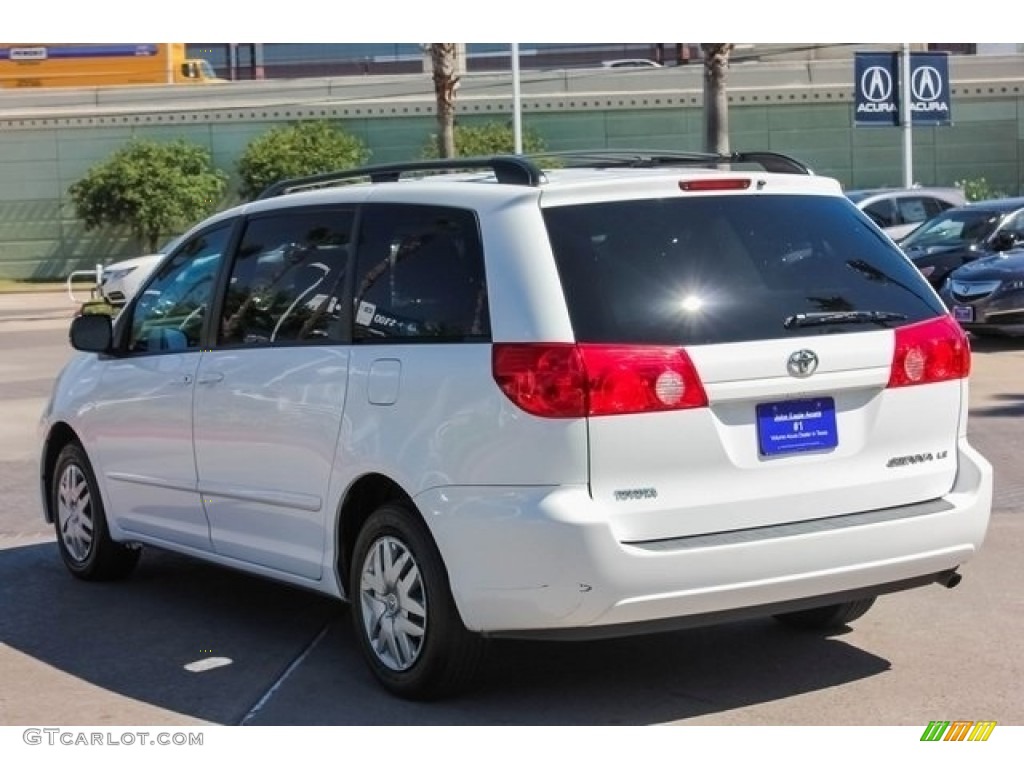 2010 Sienna LE - Super White / Taupe photo #5