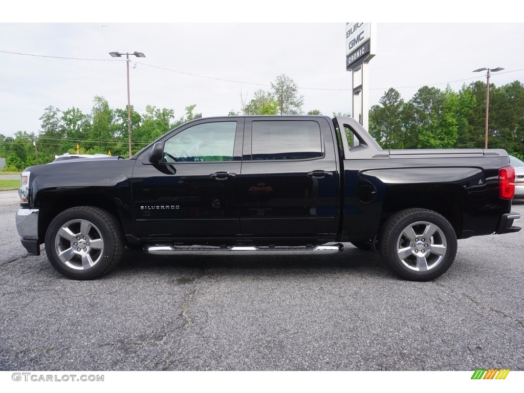 2017 Silverado 1500 LT Crew Cab - Black / Jet Black photo #4