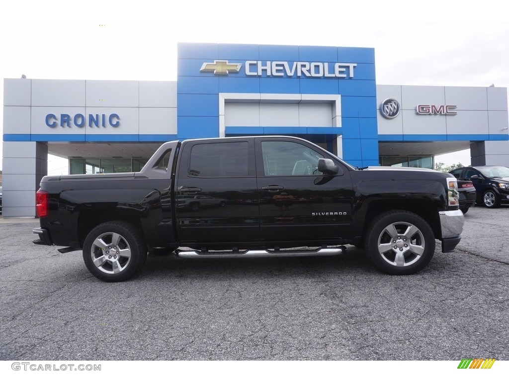 2017 Silverado 1500 LT Crew Cab - Black / Jet Black photo #8