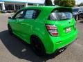 2017 Krypton Green Chevrolet Sonic LT Hatchback  photo #4