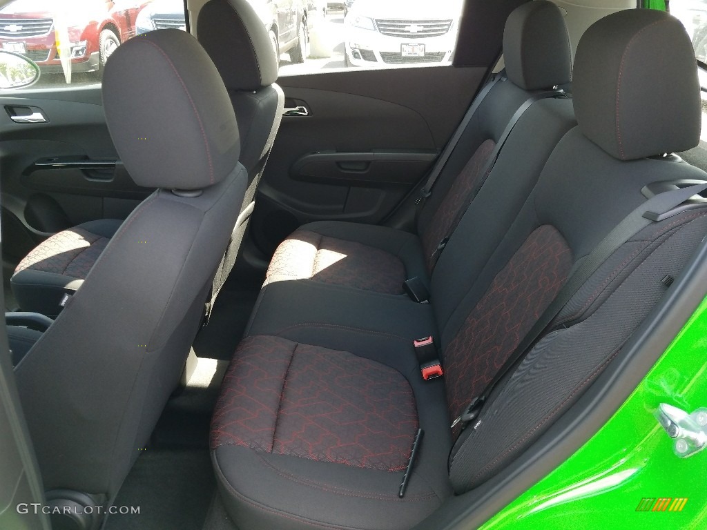 2017 Sonic LT Hatchback - Krypton Green / Jet Black photo #6