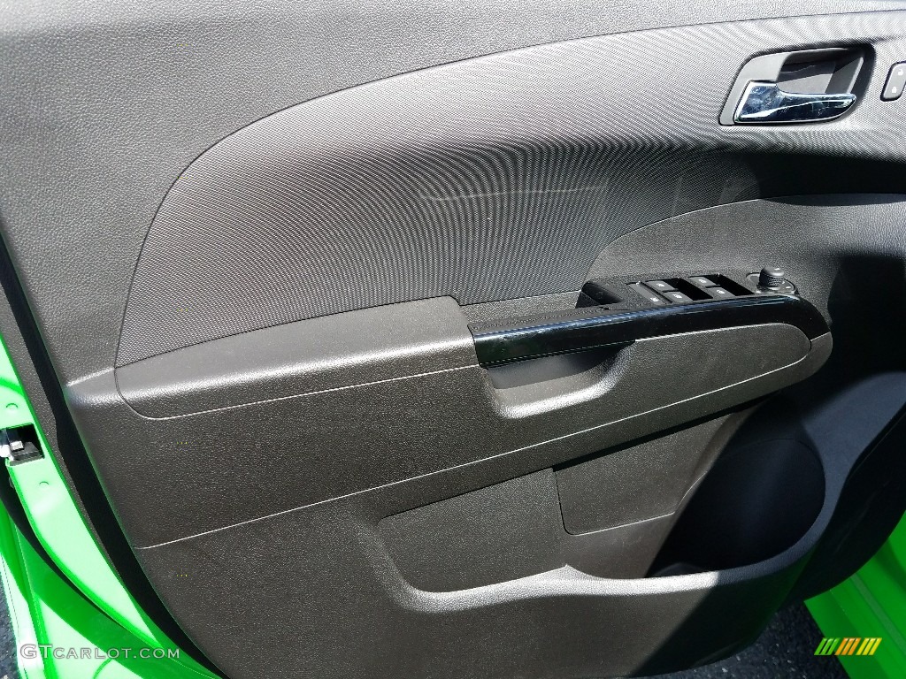 2017 Sonic LT Hatchback - Krypton Green / Jet Black photo #8