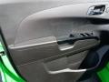 2017 Krypton Green Chevrolet Sonic LT Hatchback  photo #8