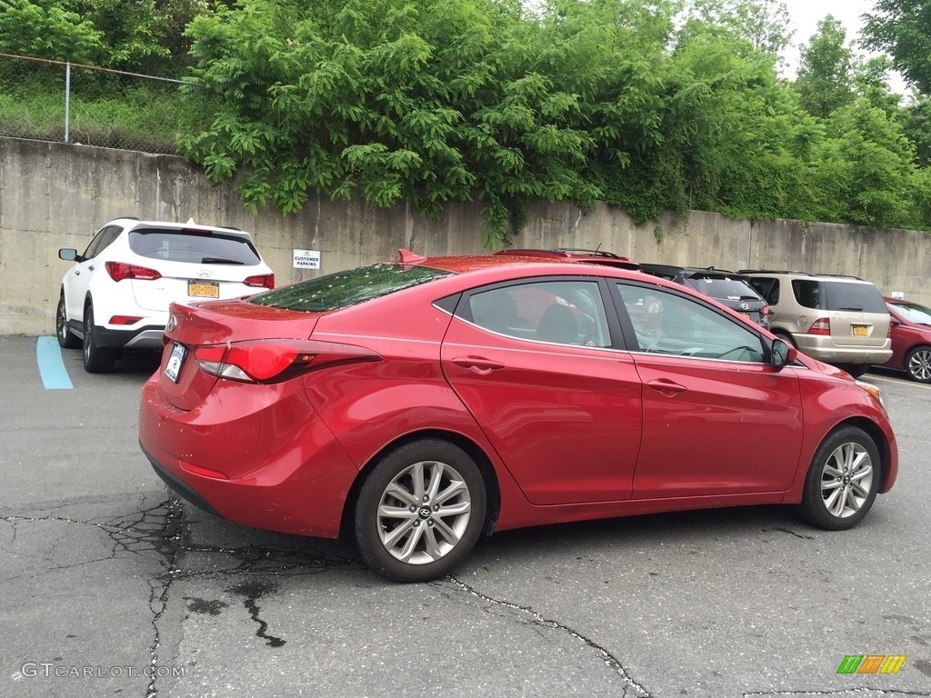 2015 Elantra SE Sedan - Venetian Red / Gray photo #4