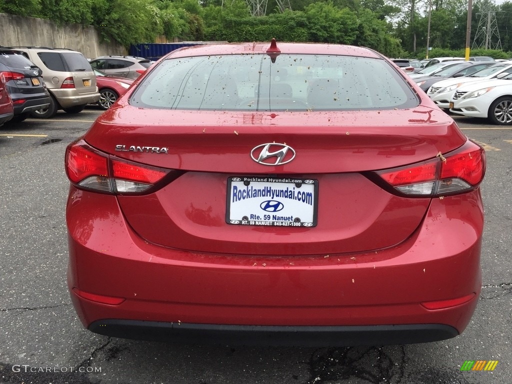 2015 Elantra SE Sedan - Venetian Red / Gray photo #5
