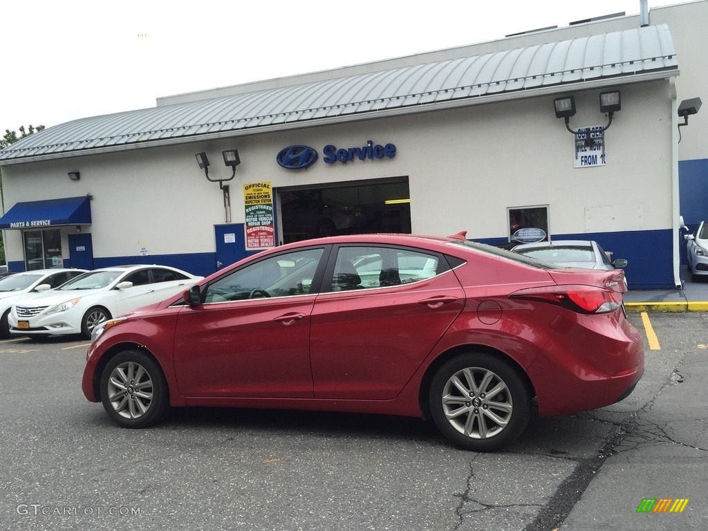 2015 Elantra SE Sedan - Venetian Red / Gray photo #6