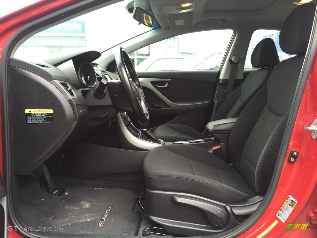 2015 Elantra SE Sedan - Venetian Red / Gray photo #10