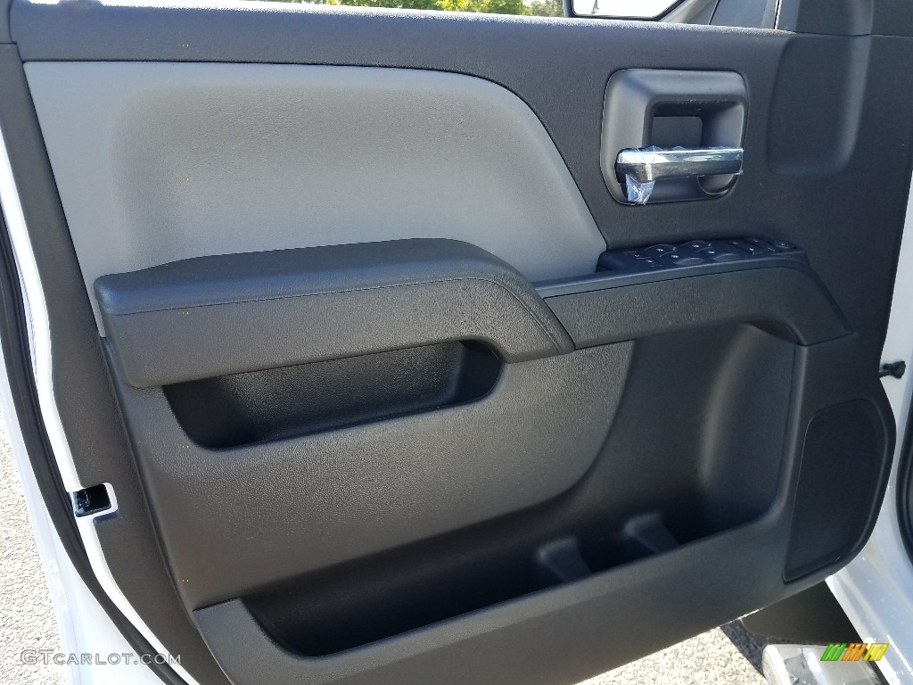 2017 Silverado 1500 Custom Double Cab 4x4 - Summit White / Dark Ash/Jet Black photo #8