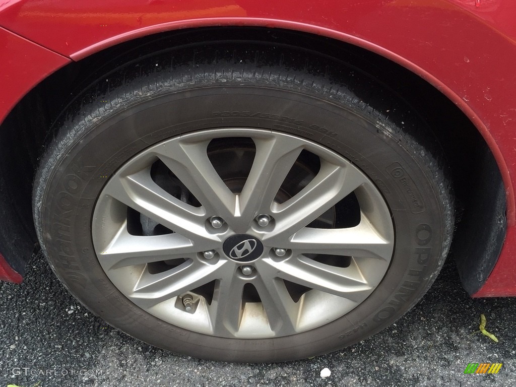 2015 Elantra SE Sedan - Venetian Red / Gray photo #30
