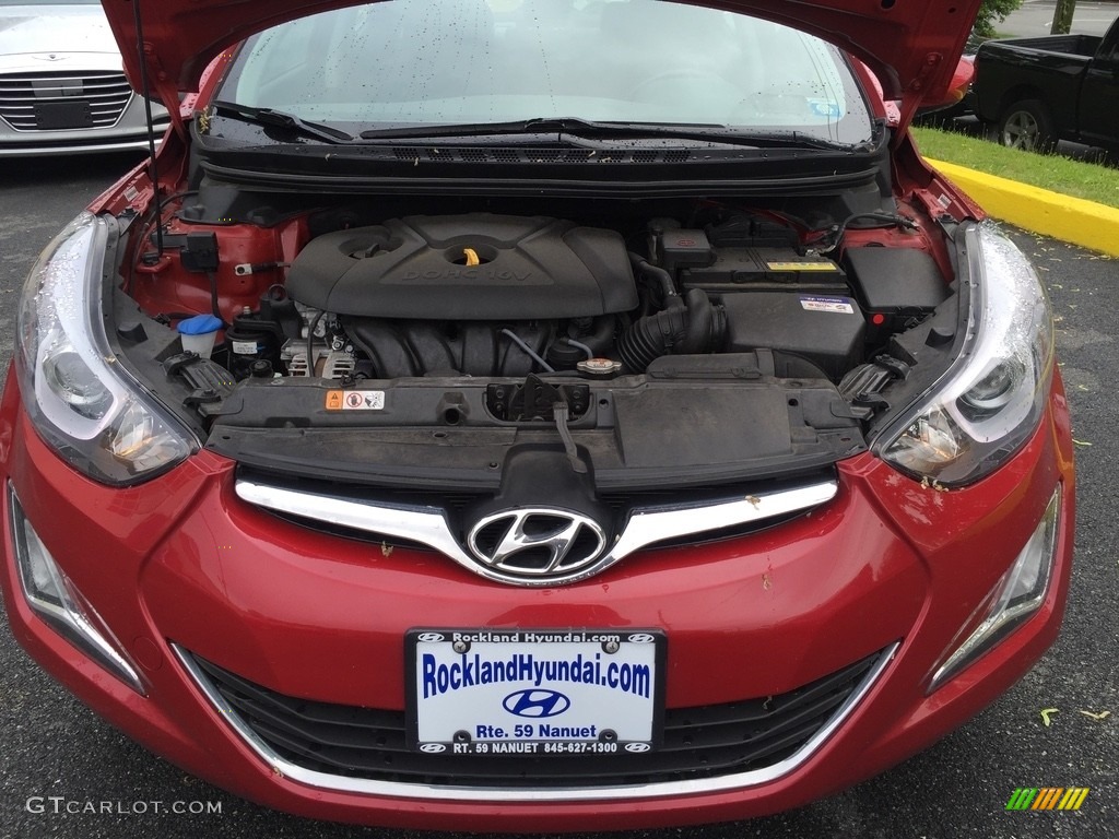 2015 Elantra SE Sedan - Venetian Red / Gray photo #31