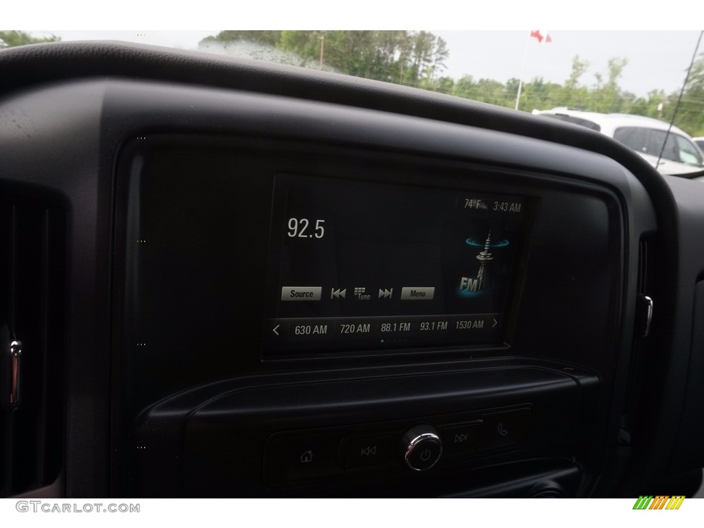 2017 Silverado 1500 Custom Double Cab - Red Hot / Dark Ash/Jet Black photo #14