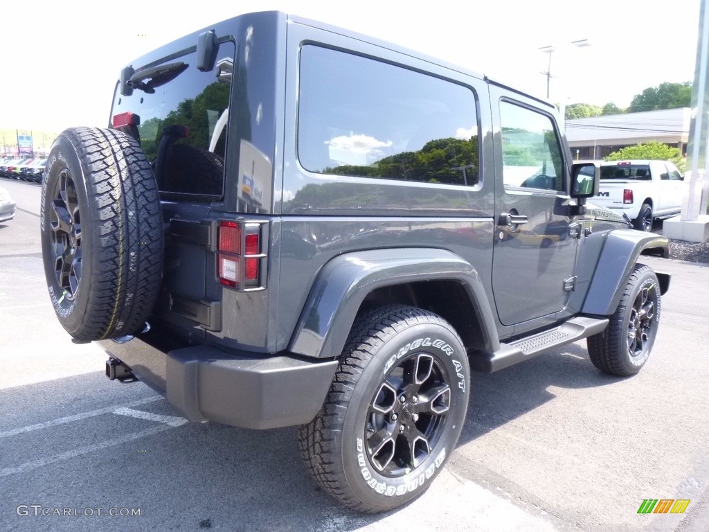 2017 Wrangler Sahara 4x4 - Rhino / Black photo #7