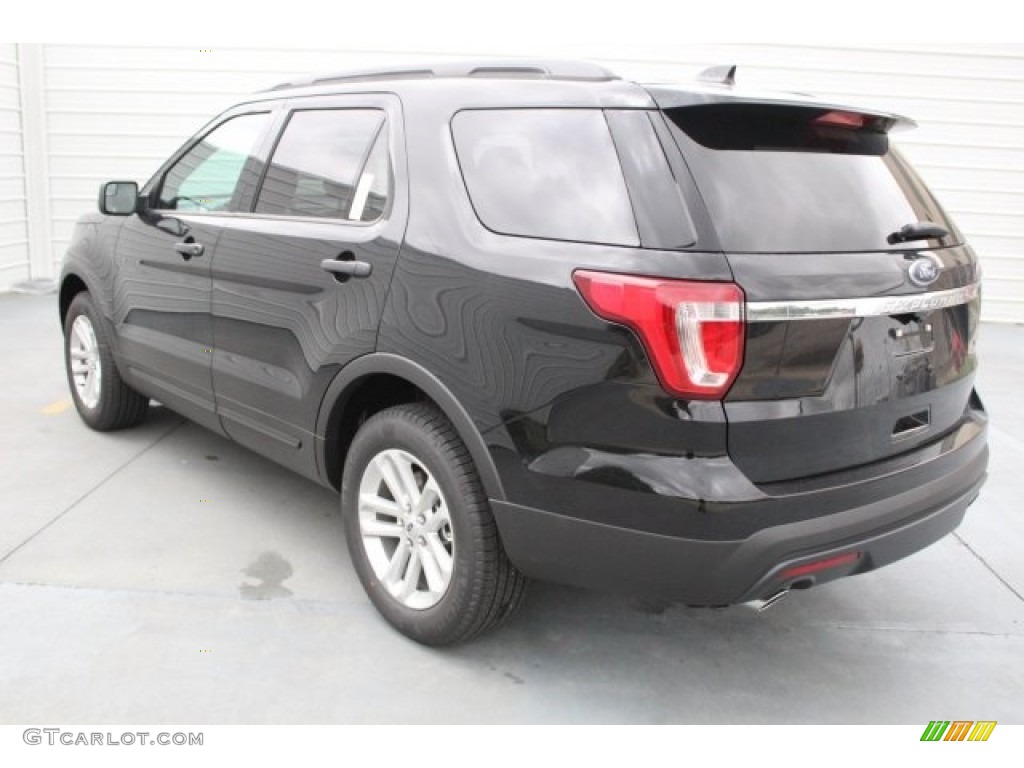 2017 Explorer FWD - Shadow Black / Medium Light Camel photo #5
