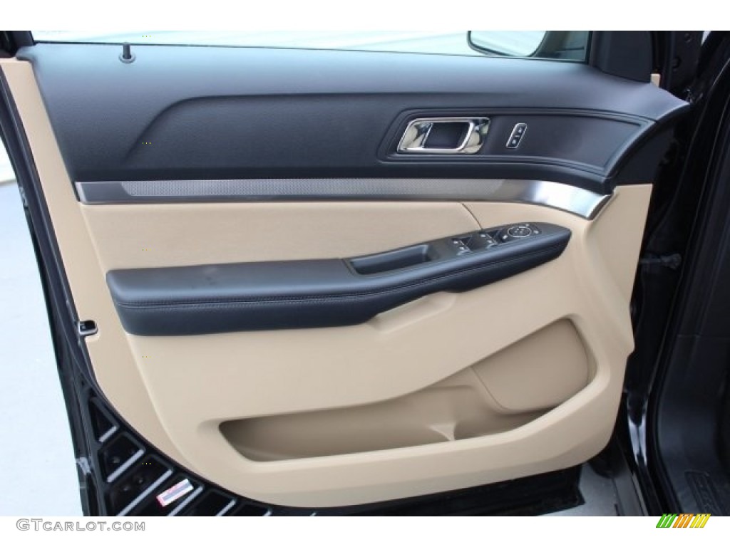 2017 Explorer FWD - Shadow Black / Medium Light Camel photo #8