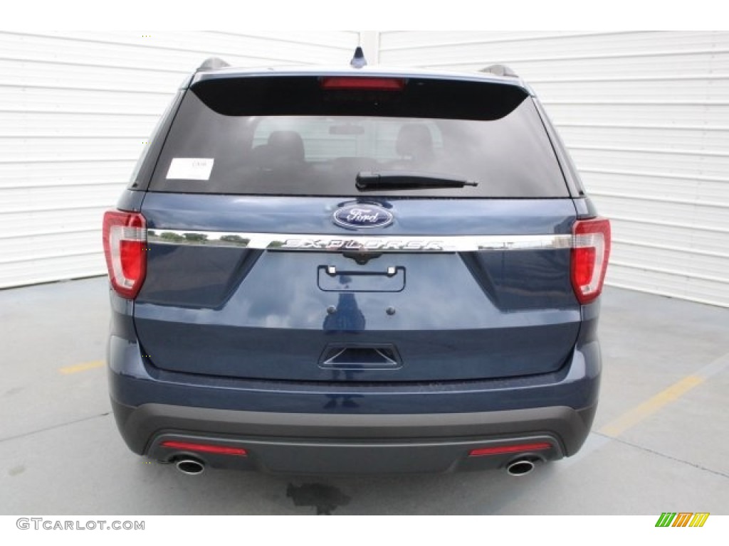 2017 Explorer FWD - Blue Jeans / Medium Light Camel photo #6