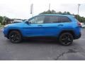 2017 Hydro Blue Pearl Jeep Cherokee Sport  photo #4