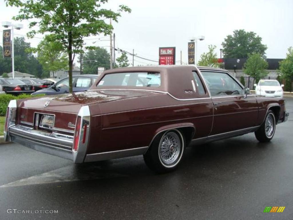 1984 Dark Crimson Maple Metallic Cadillac Fleetwood ...