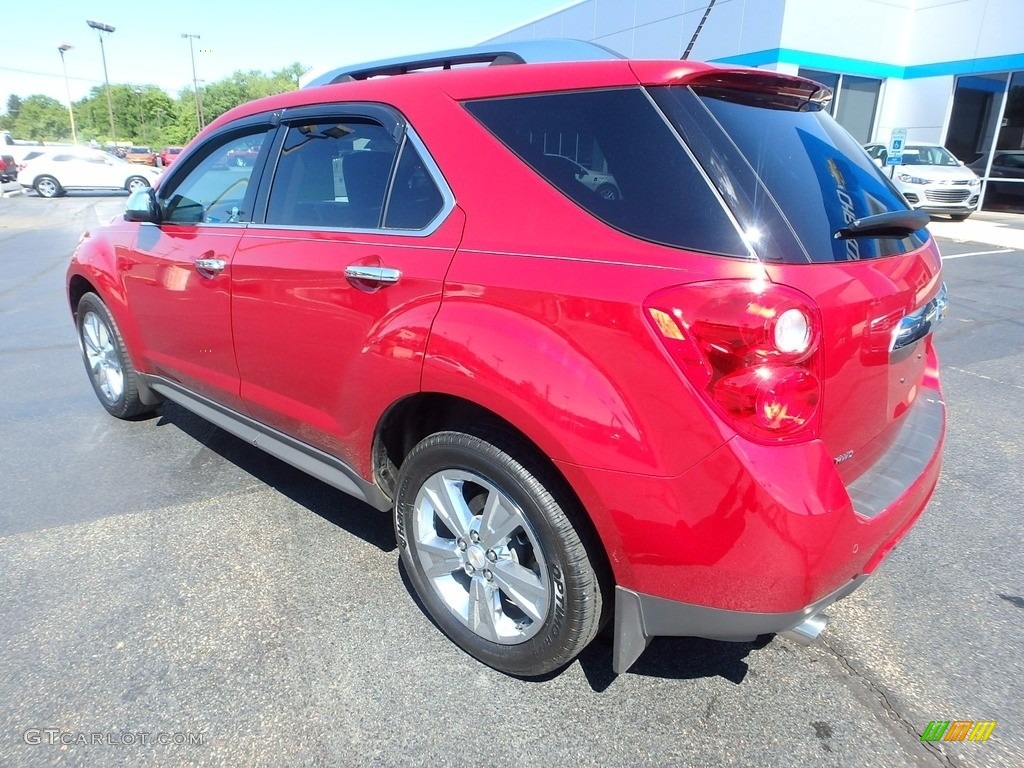 2013 Equinox LTZ AWD - Crystal Red Tintcoat / Brownstone/Jet Black photo #4