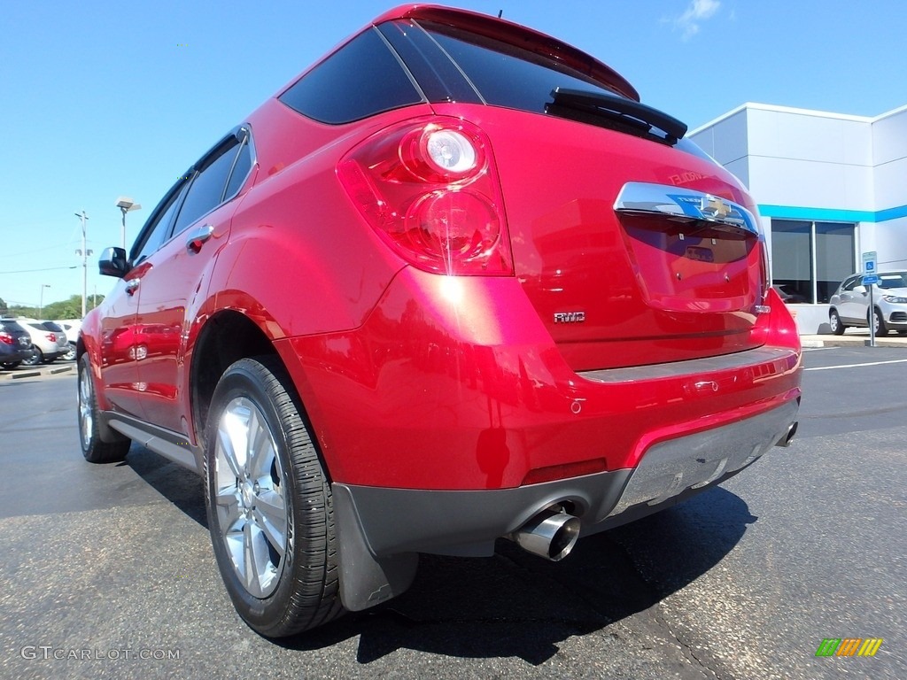 2013 Equinox LTZ AWD - Crystal Red Tintcoat / Brownstone/Jet Black photo #5