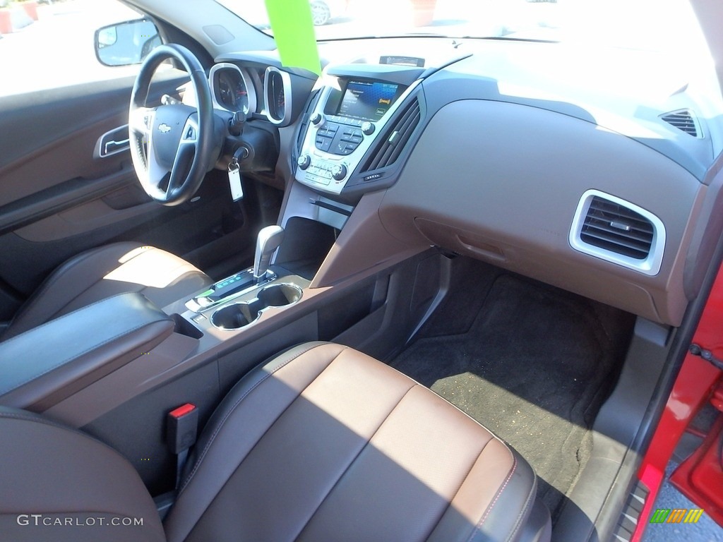 2013 Equinox LTZ AWD - Crystal Red Tintcoat / Brownstone/Jet Black photo #16