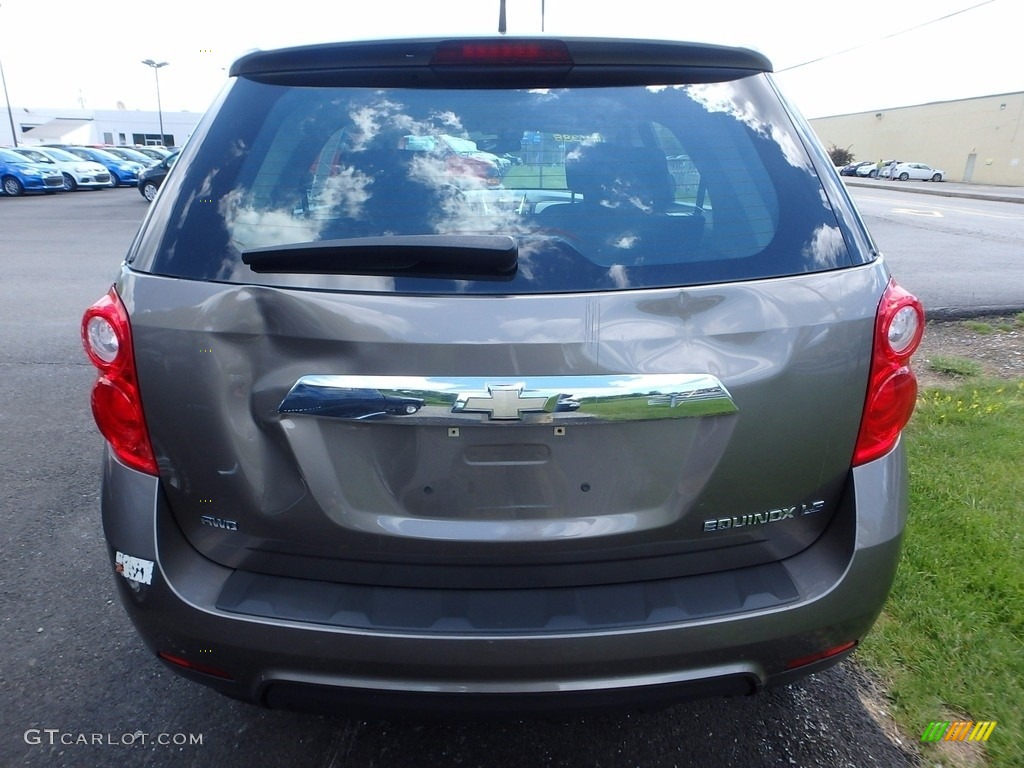 2010 Equinox LS AWD - Mocha Steel Metallic / Jet Black/Light Titanium photo #3