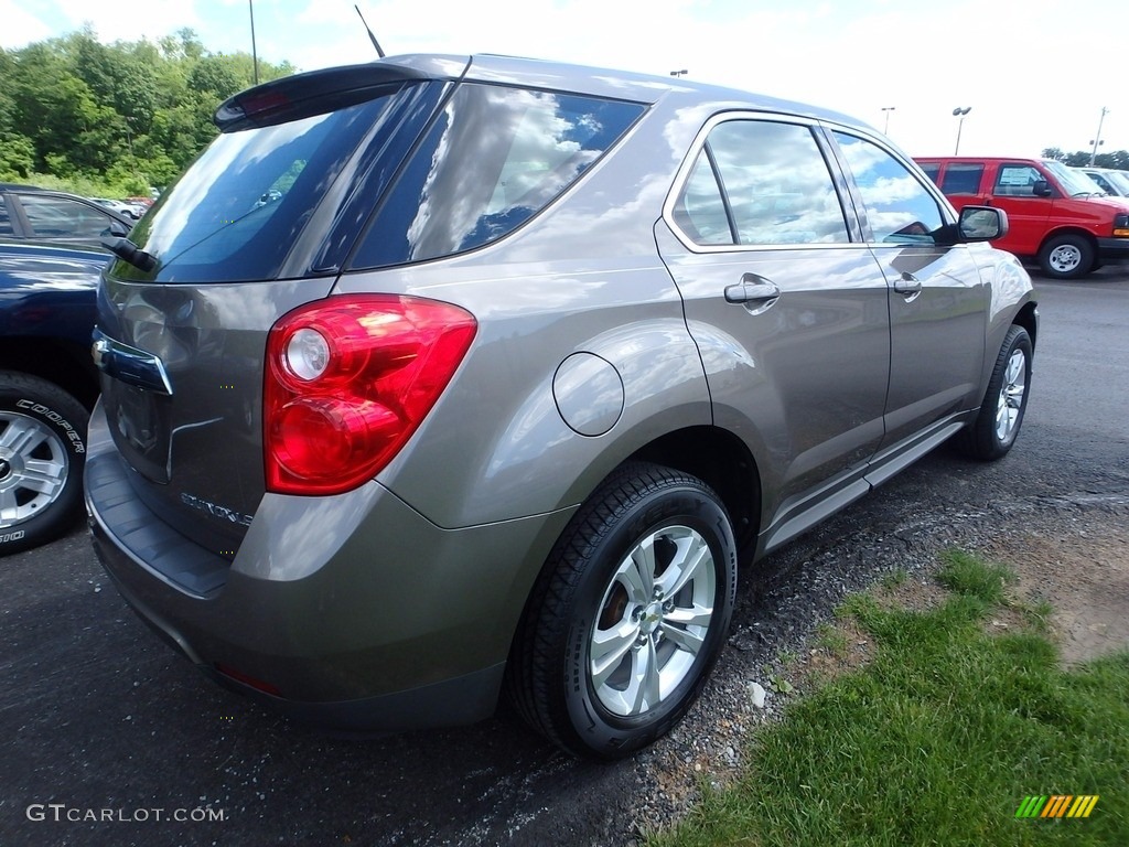 2010 Equinox LS AWD - Mocha Steel Metallic / Jet Black/Light Titanium photo #4