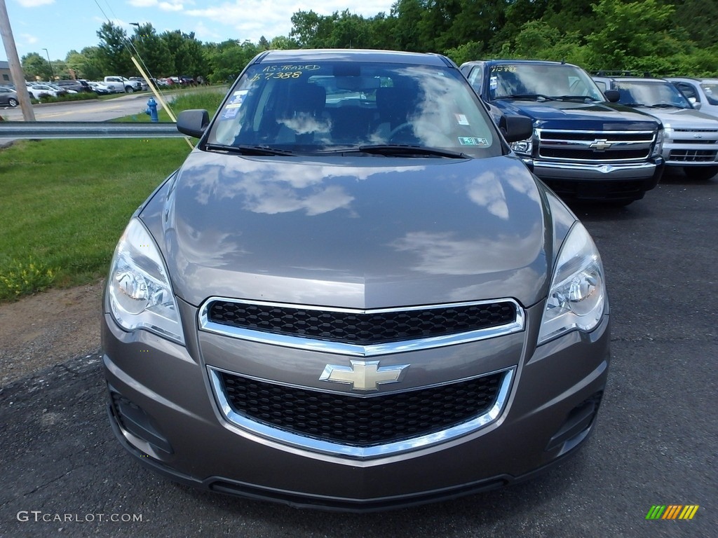 2010 Equinox LS AWD - Mocha Steel Metallic / Jet Black/Light Titanium photo #6
