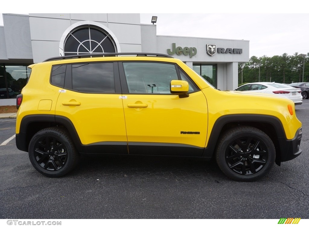 2017 Renegade Latitude - Solar Yellow / Black photo #8