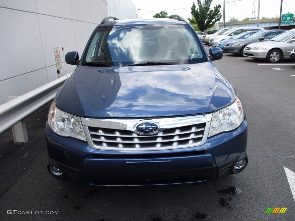 2012 Forester 2.5 X Limited - Marine Blue Metallic / Black photo #8