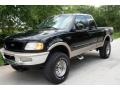 Black 1998 Ford F250 Lariat Extended Cab 4x4